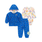 Conjunto Afranelado 3 Pzas Arcoíris