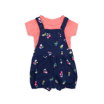 Jardinera con Polera Rosa