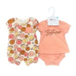 Set 2 Piezas Enterito y Conjunto Rosa
