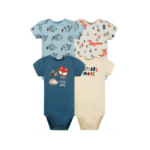 Pack de 4 Bodies Zorrito 100% Algodón