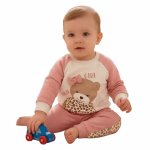 Conjunto Bebe Niña Rosa - Imagen 2