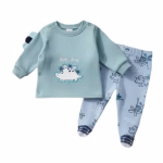 Conjunto 2 pzas Bebe Dino Bicolor