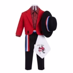 Traje de Huaso Completo 6 Pzas 0 meses hasta 8 años Rojo